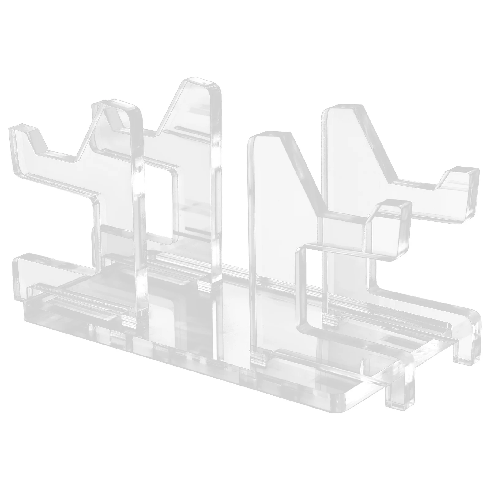 

Game Controller Holder Stand Clear Acrylic Organizer Storage Rack Reusable Gaming Accessory Tabletop Headphone