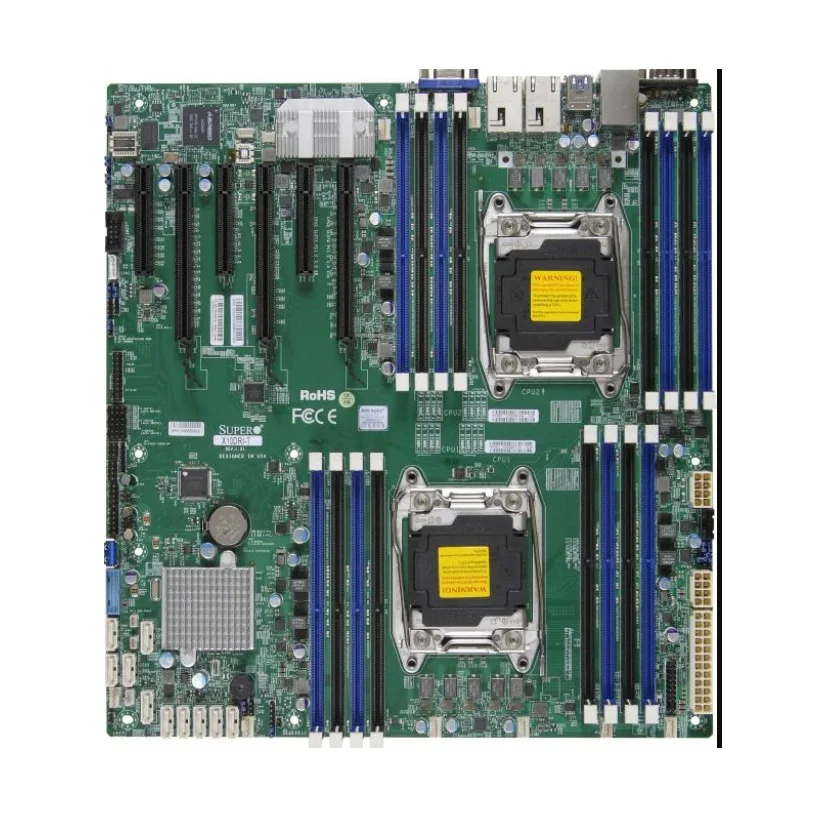 Imagem -02 - Superm-placa-mãe System Board Usado Xeon E52600 v3 v4 Intel C612 E-atx Dual Lga20113 Xeon E5-2600