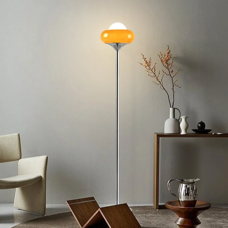 

Egg tart antique floor lamp retro Bauhaus vintage living room sofa bedroom bedside floor lamp