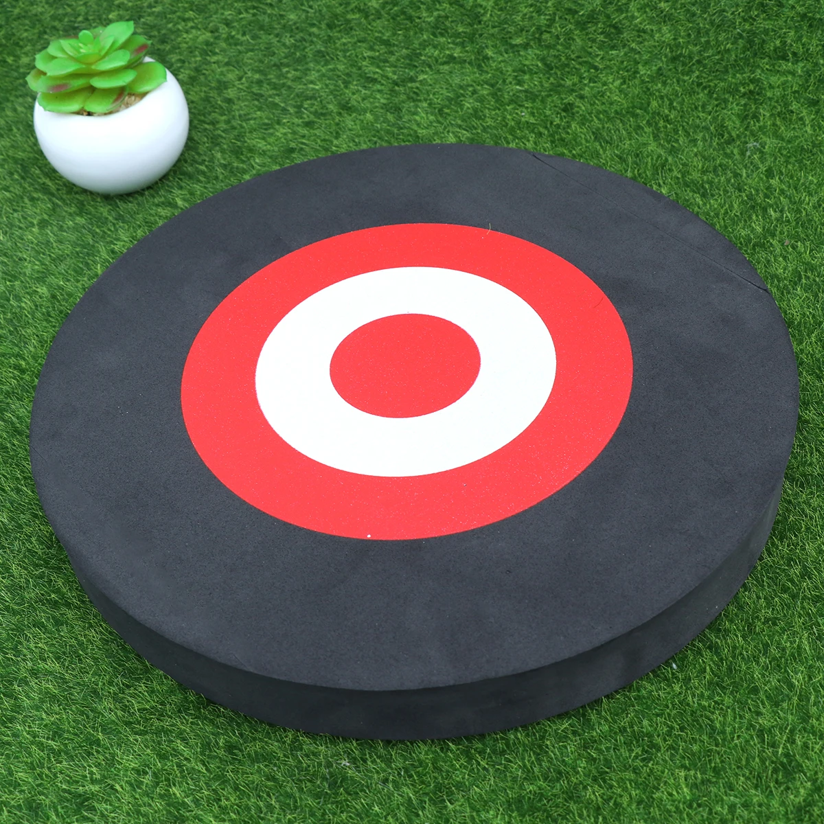

24Cm Eva Archery Arrows Practice Target For Backyard Lightweight Cushioning Portable Mobile Arrow Colorful Circle Design
