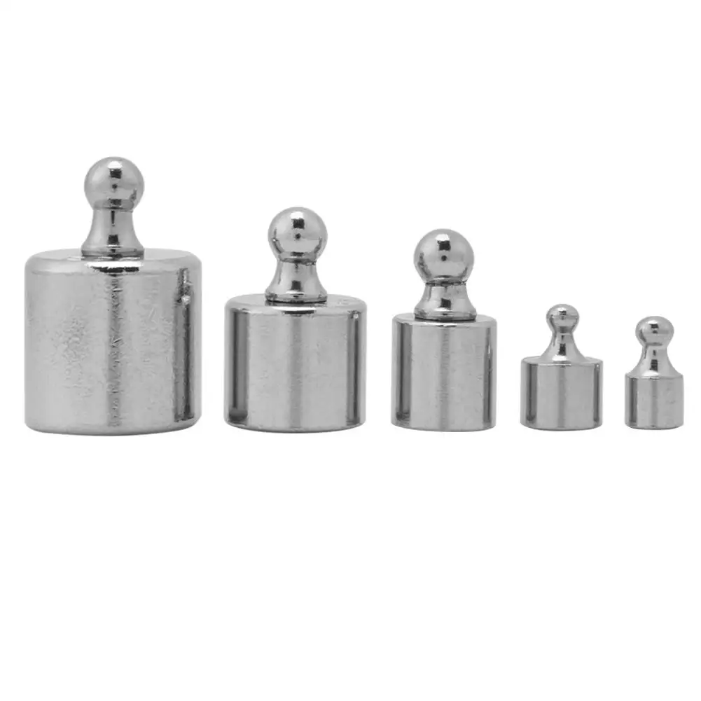 5Pcs Precision Calibration Weight Set - 1g, 2g, 5g, 10g, 20g Counterbalance for Scale Balance Equilibrium Tool