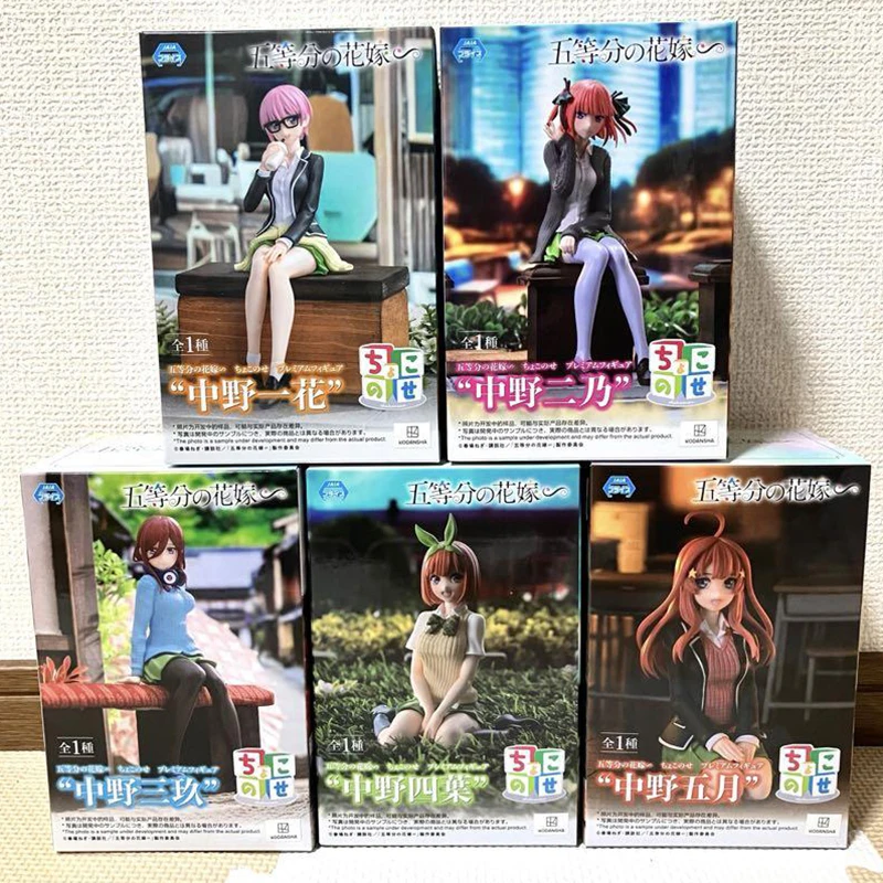 In Stock Original SEGA PM The Quintessential Quintuplets Nakano Ichika Nino Miku Yotsuba Itsuki PVC Anime Action Figures Toy