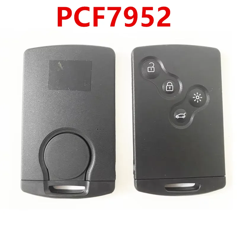 3 button Hands Free Keyless Smart Card Car Key 433MHz PCF7952A For 2009-2015 Renault Megane III Fluence Laguna III Scenic 2010