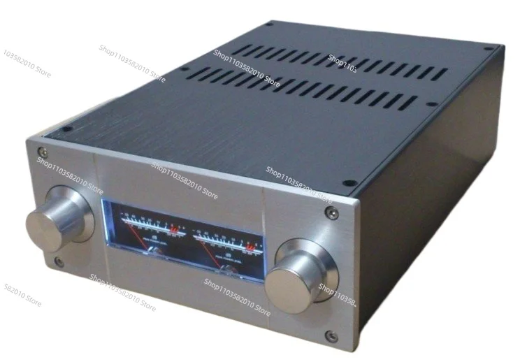 

All aluminum, power amplifier chassis JC229 (level meter version) front chassis