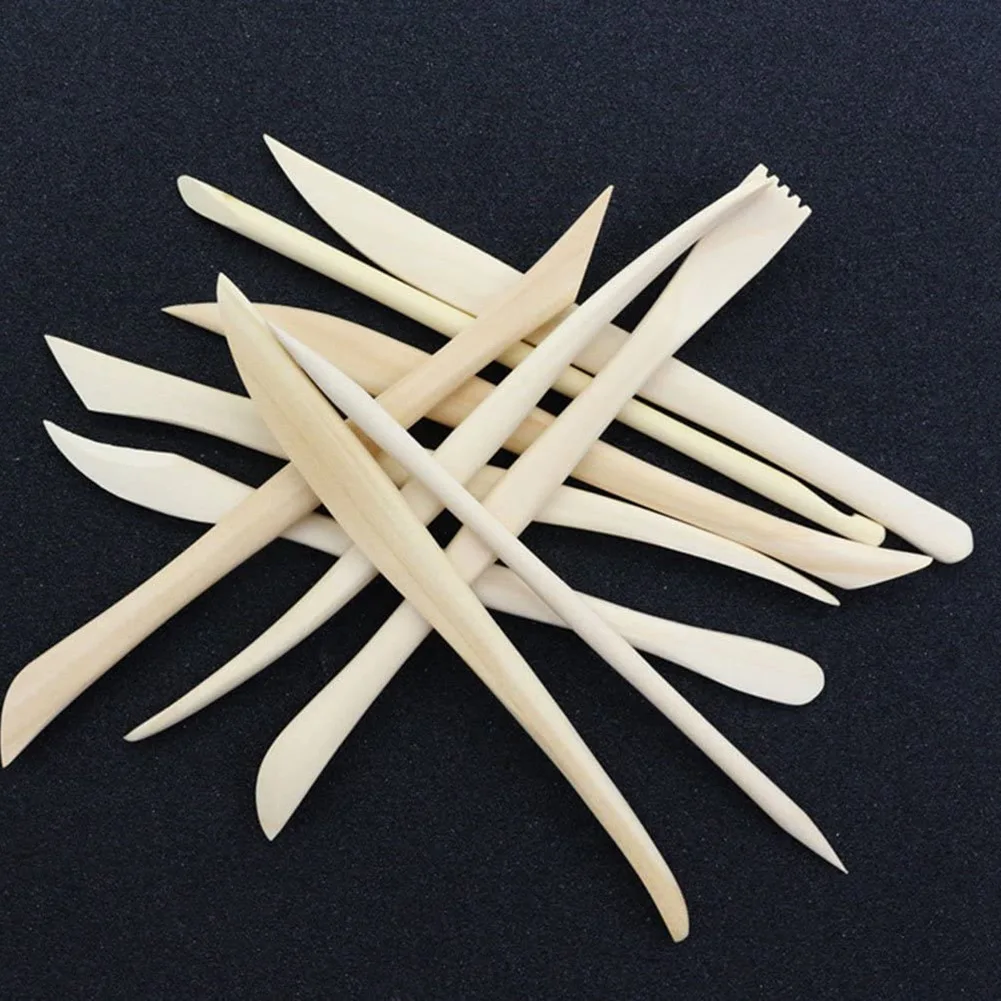 Outils de poterie en plastique double face, outils d'art de la marijuana, artisanat en argile céramique, bricolage