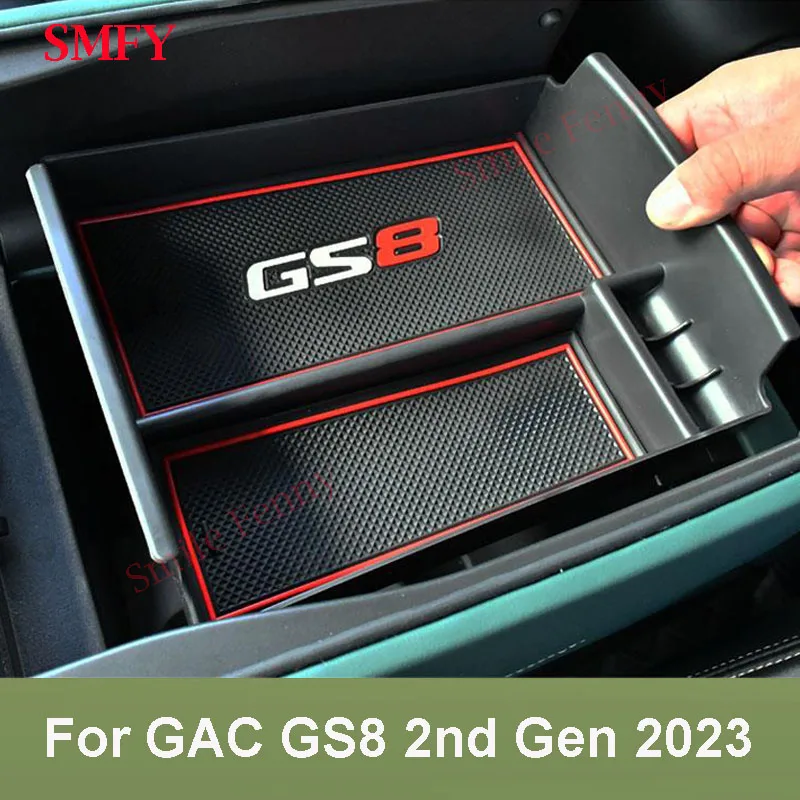 

For Trumpchi GAC GS8 2nd Gen 2023 2024 Interior Accessories Car Armrest Box Storage Box Content Box Center Console Organizer