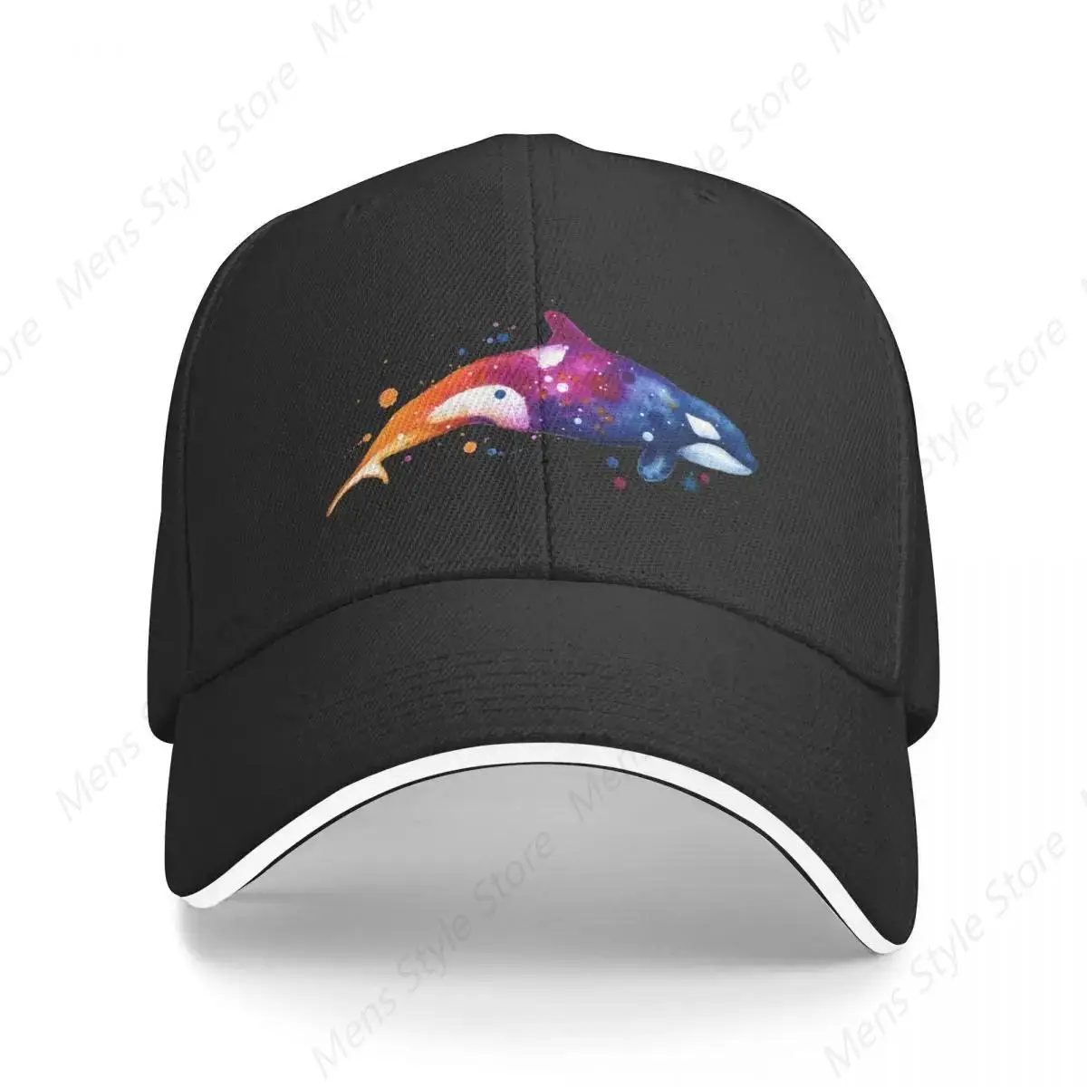 Gorra de béisbol de ballena Orca para hombre y mujer, gorro de diseñador de Montañismo