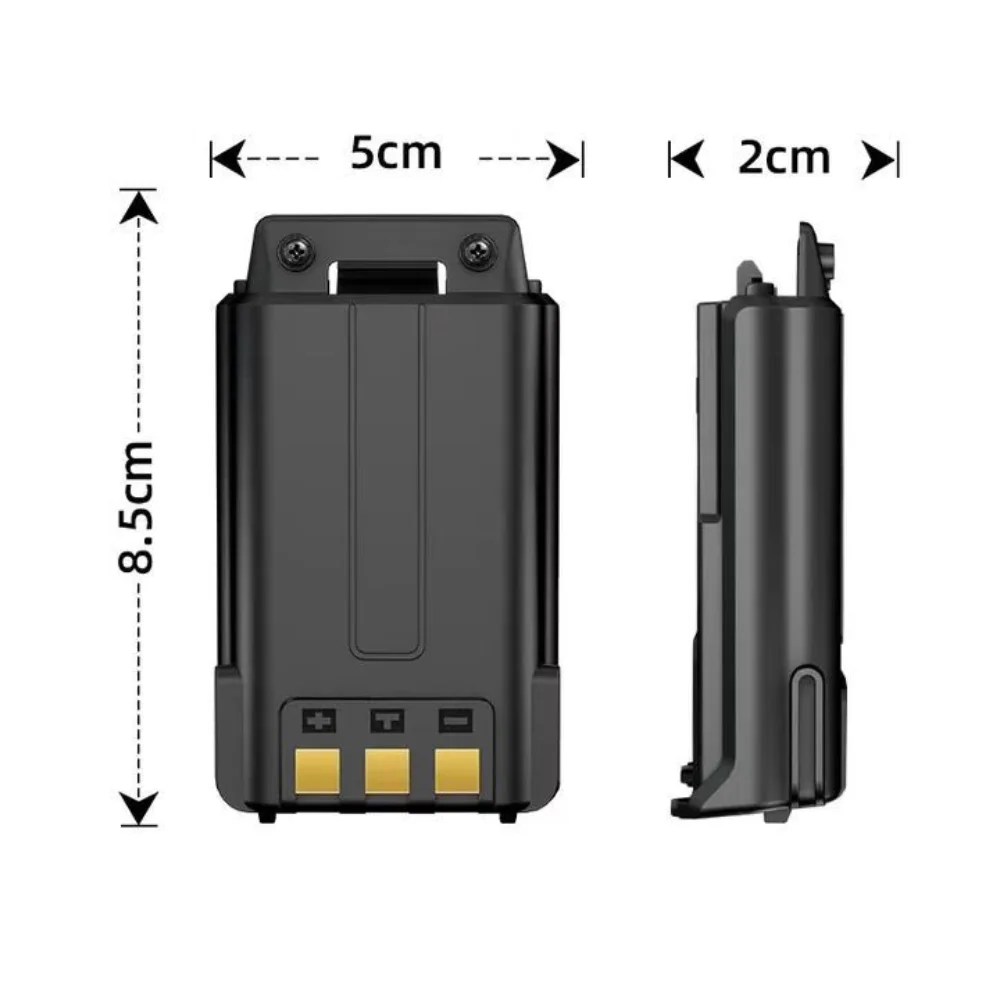 New 3800mAh BL-5 Thickened and Type-c Rechargeable Lithium Battery 7.4V for UV-5R UV-5RE Two Way Radio view 4