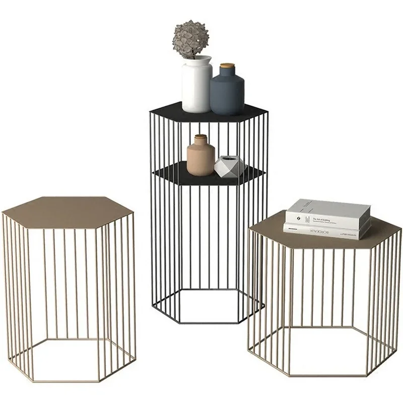 

Новые модные железные журнальные столики в гостиной, простой современный диван, маленькие столики, стол