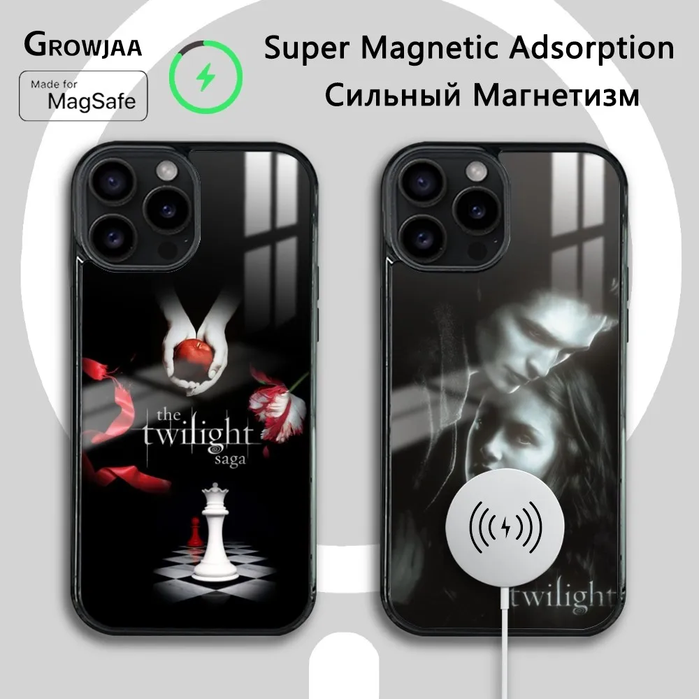 Twilight Saga Vampire TV Phone Case For iPhone 16 15 14 13 12 11 Pro Max Plus Mini Magsafe Mirror Wireless Magnetic Cover