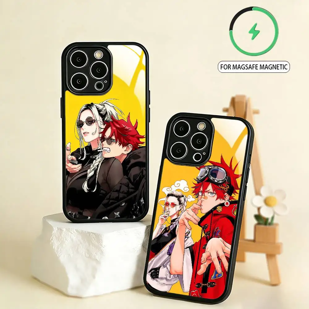 

G-Gokurakugai A-Alma T-Tao Phone Case For iPhone17,16,15,14,13,12,11 Plus,Pro Max Magnetic For Magsafe Wireless Charging