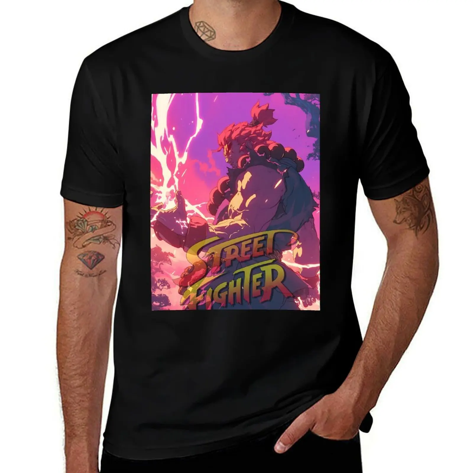 

Akuma Street Fighter T-Shirt custom t shirt sweat man t shirt men tshirt