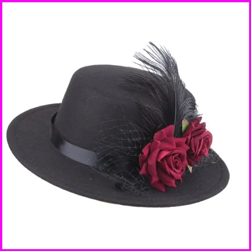 Steampunk Victorian Top Hat Halloween Cosplay Costume Associory Hat Hat