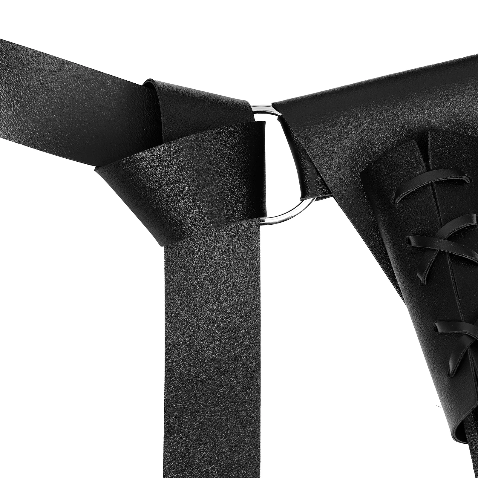 

Reusable Sword Belt Holder Black Waist Frog Sheath Stage Performance Medieval Cosplay Pu Material Fits Most Sizes Long