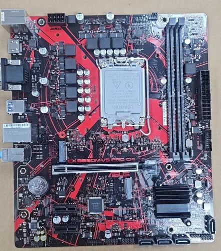 

Для ASUS EX-B660M-V5 PRO D4 1700-контактный 12 13 14 поколений Основная плата процессора 2,5G Сетевая интерфейсная карта 12400F