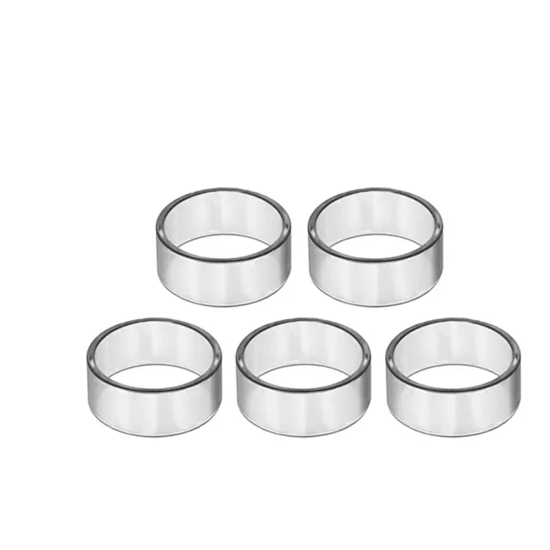 5 Stuks Rechte Glazen Buis Tf Taifun Gtr Vervanging Voor Coppervape Taifun Bt Gt 3 Iii Rta Machine Accessoires