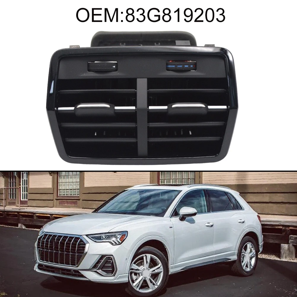 HVAC Rear Duct Rear Air Vent Outlet Automotive ABS Material Adjustable Airflow Direction For Broken Or Stuck Vents