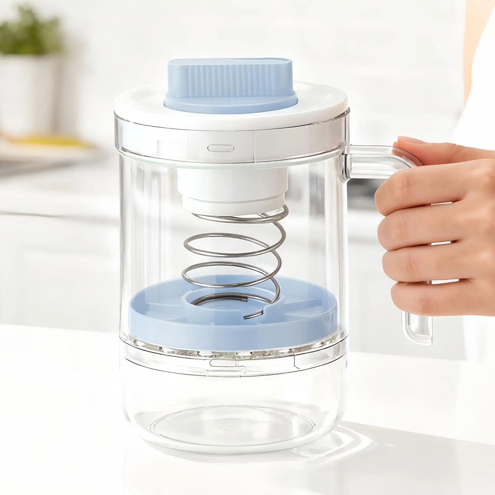 مصفاة الزبادي ضغط الترشيح مصفاة الزبادي كريم آلة الترشيح للمطبخ الطبخ الحليب سلطة أغذية الأطفال المنزل #4