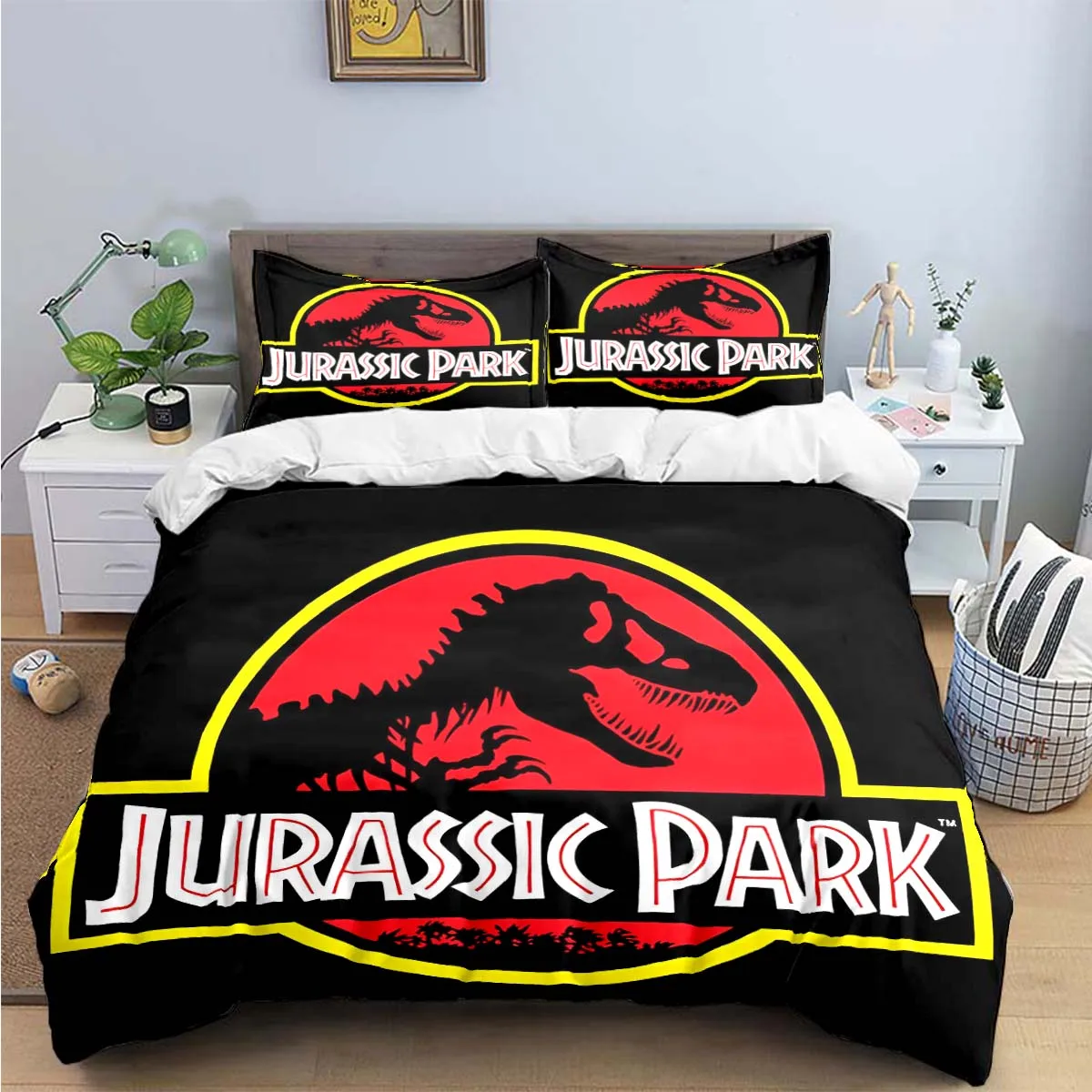 Fashion 3D Dinosaur J-Jurassic Park  Print Bedding Sets Bed Supplies Set Duvet Cover Bed Comforter Set Bedding Set Luxury Gift