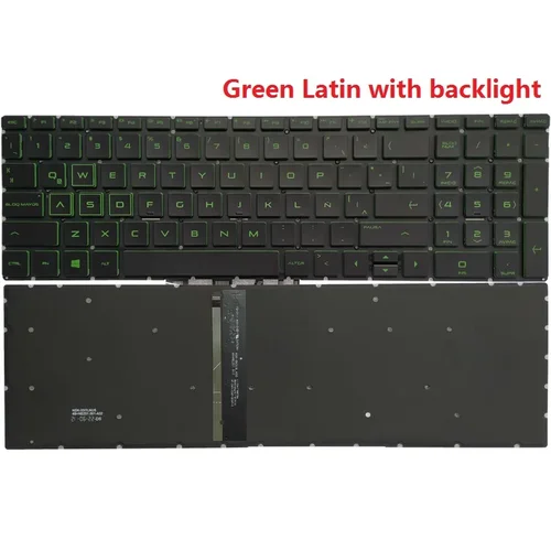 Imagen 2 del producto Teclado español SP/latino LA para ordenador portátil HP Pavilion 15-DA 15-DB TPN-C135 TPN-C136 250 G7 255 G7 15S-DU 15-DW 15-CS