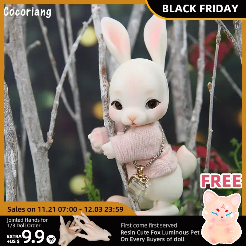 Cocoriang Tobi BJD SD Dolls 1/12 Rabbit Body Resin Model Baby Girls Boys Eyes High Quality Toys  luodoll