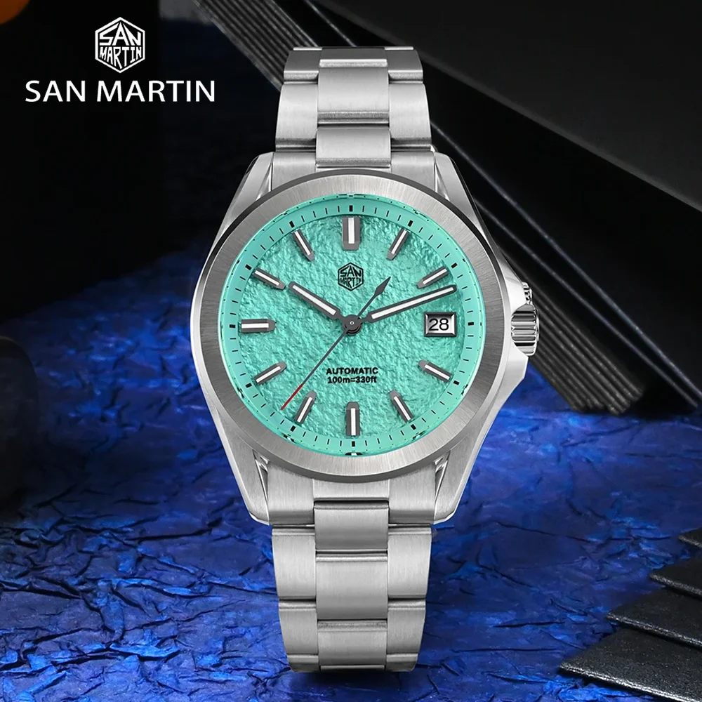 

San Martin Original 2024 New Gada Fashion Sport Watch 39mm NH35 Automatic Mechanical Men Watches Dress Waterproof 100m Luminous