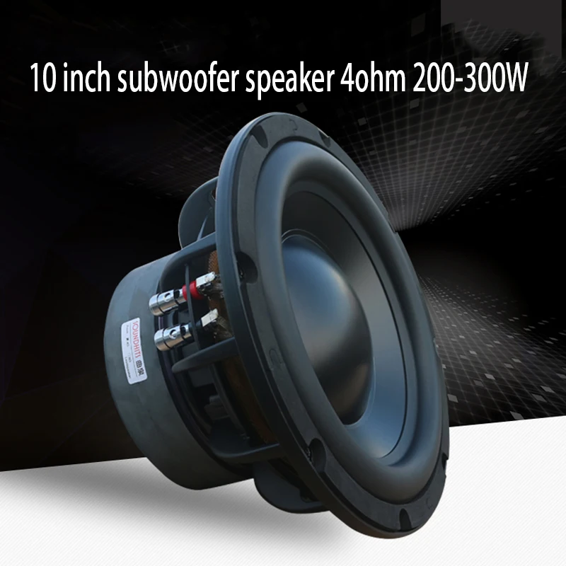 10 Inch Subwoofer Versterker Luidspreker Thuis Theatre Auto Audio Luidspreker Diy High Power Hifi Geluid Luidspreker Unit