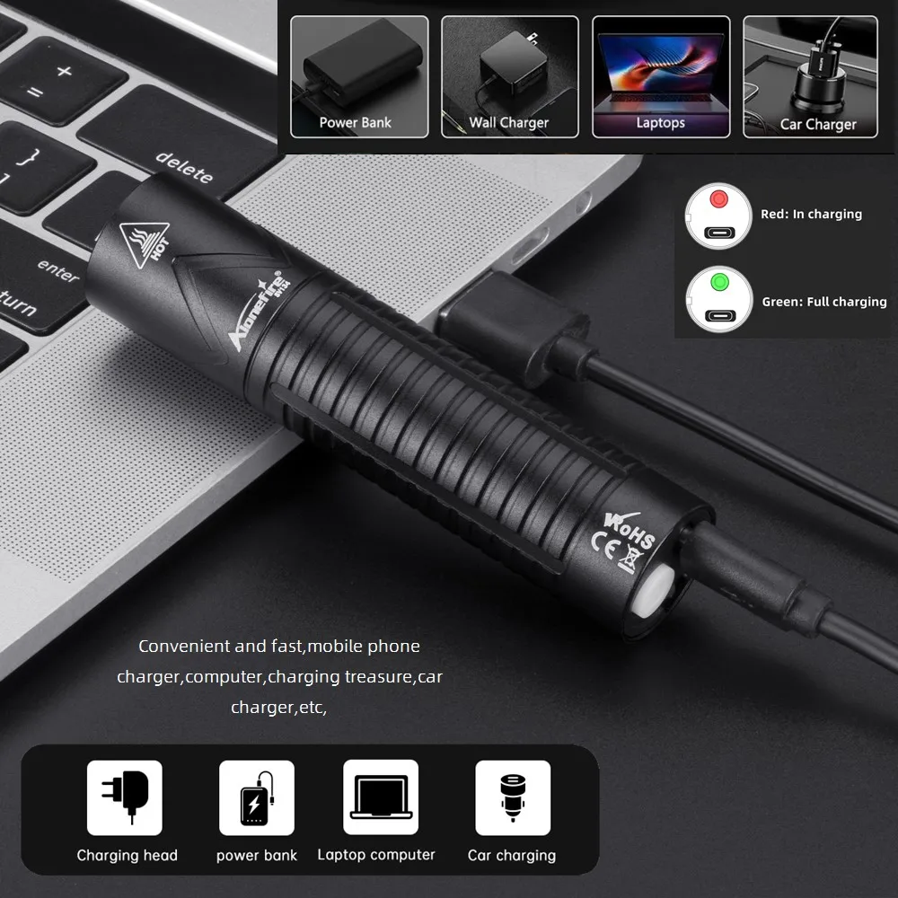 Lámpara UV USB recargable mini para marcador y reparación