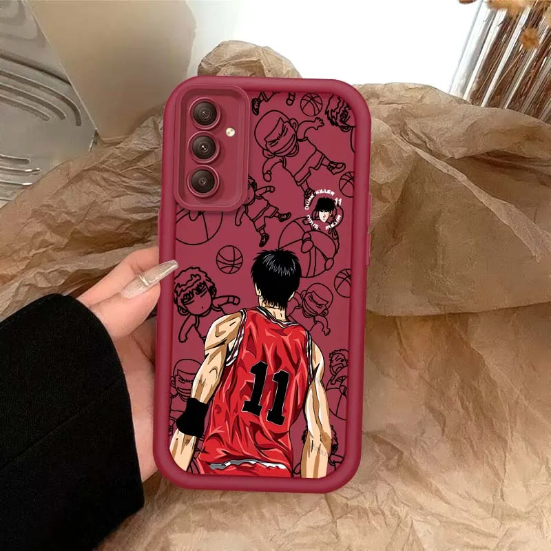 Slam Dunk Anime Kreskówka na Samsung A71 A52 A51 A34 A33 A22 A16 A15 A13 A04 A06 Note 20 Ultra 5G Drabinka Oko
