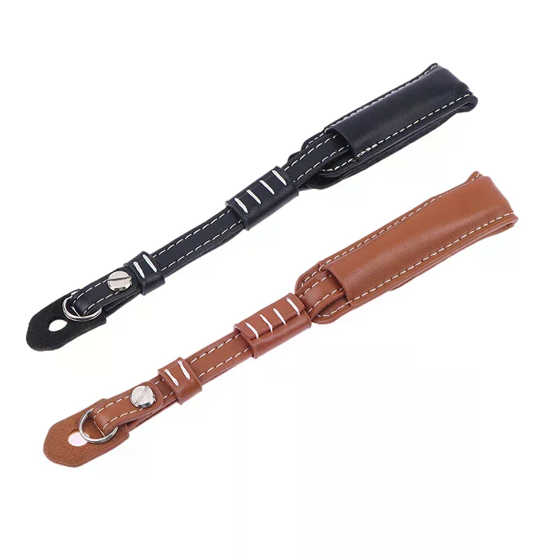 カメラリストハンドストラップ PUレザーランヤード紛失防止カメラストラップ 1/4インチネジ デジタルカメラ ミラーレスカメラ