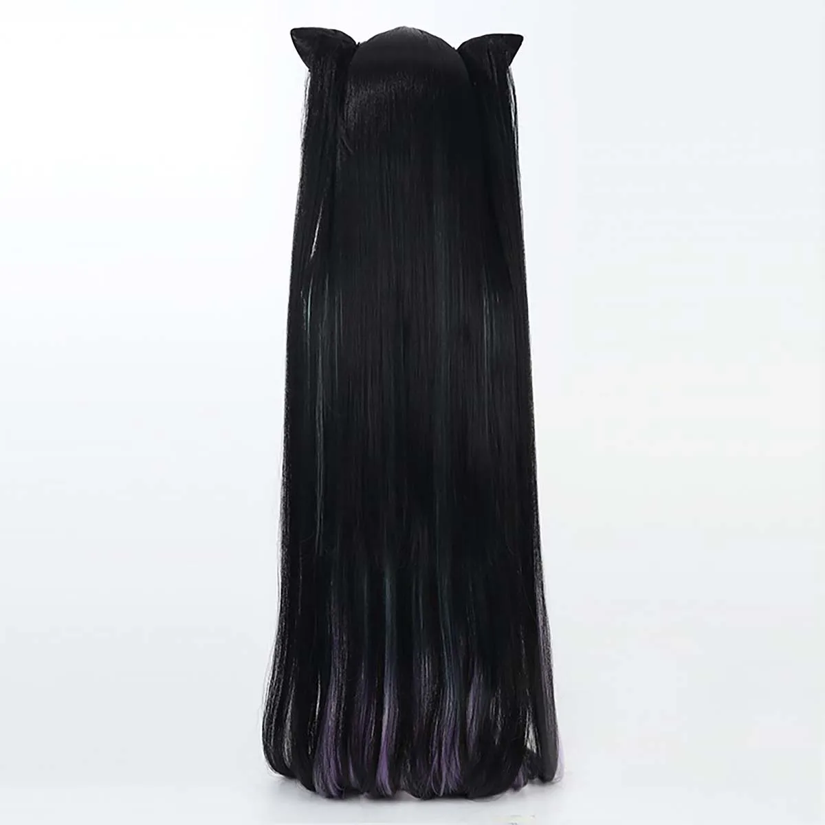 Perruque longue de couleur mixte, jeu de rôle pour fête d'halloween, petite sirène