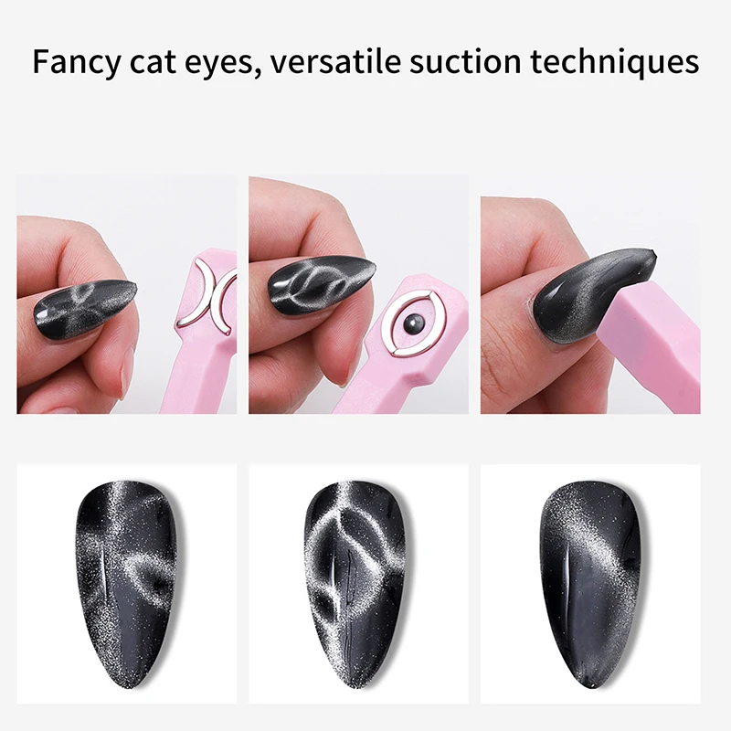 3 In 1 Multifunctionele Sterke Cat Eye Magneet Uv/Led Gel Nagel Magnetische Stick Voor Manicure Art Design Speciaal Gereedschap