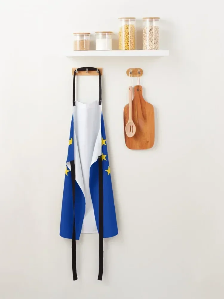 EU Europe European Union European flag EU stars Apron chef costume women's work japanese woman Apron