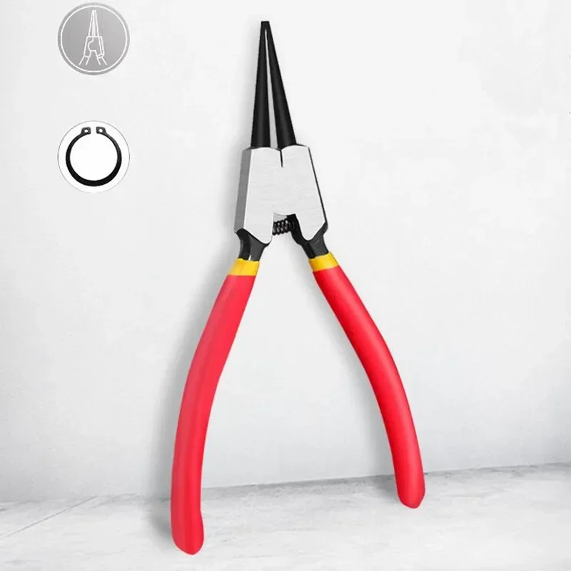 7 Inches Circlip Pliers Set Snap Ring Pliers Retaining Crimping Pincers Spring Installation And Removal Hand Tool Alicates