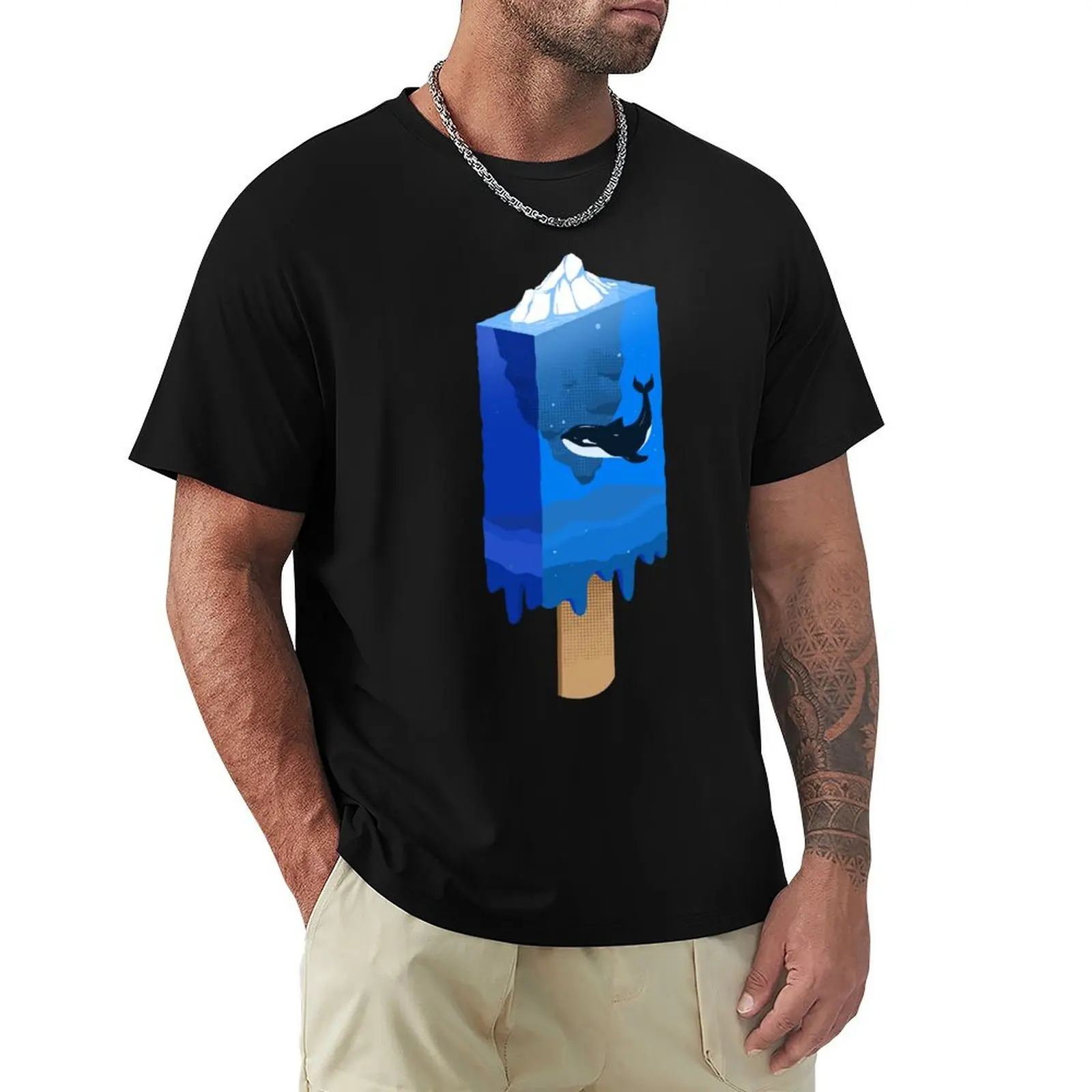 

Blue Ocean T-Shirt Vintage Style Printed Top