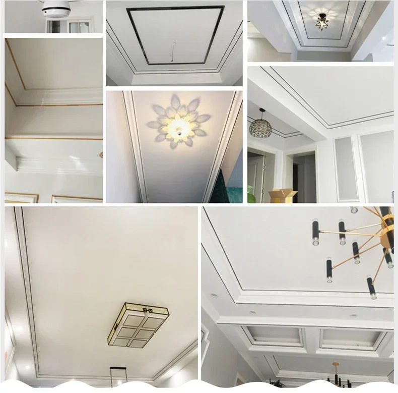 5M Gold Wall Sticker Strip Stainless Steel Flat Self Adhesive Living Room Decoration Mirrors for Home Wall Edge Strip