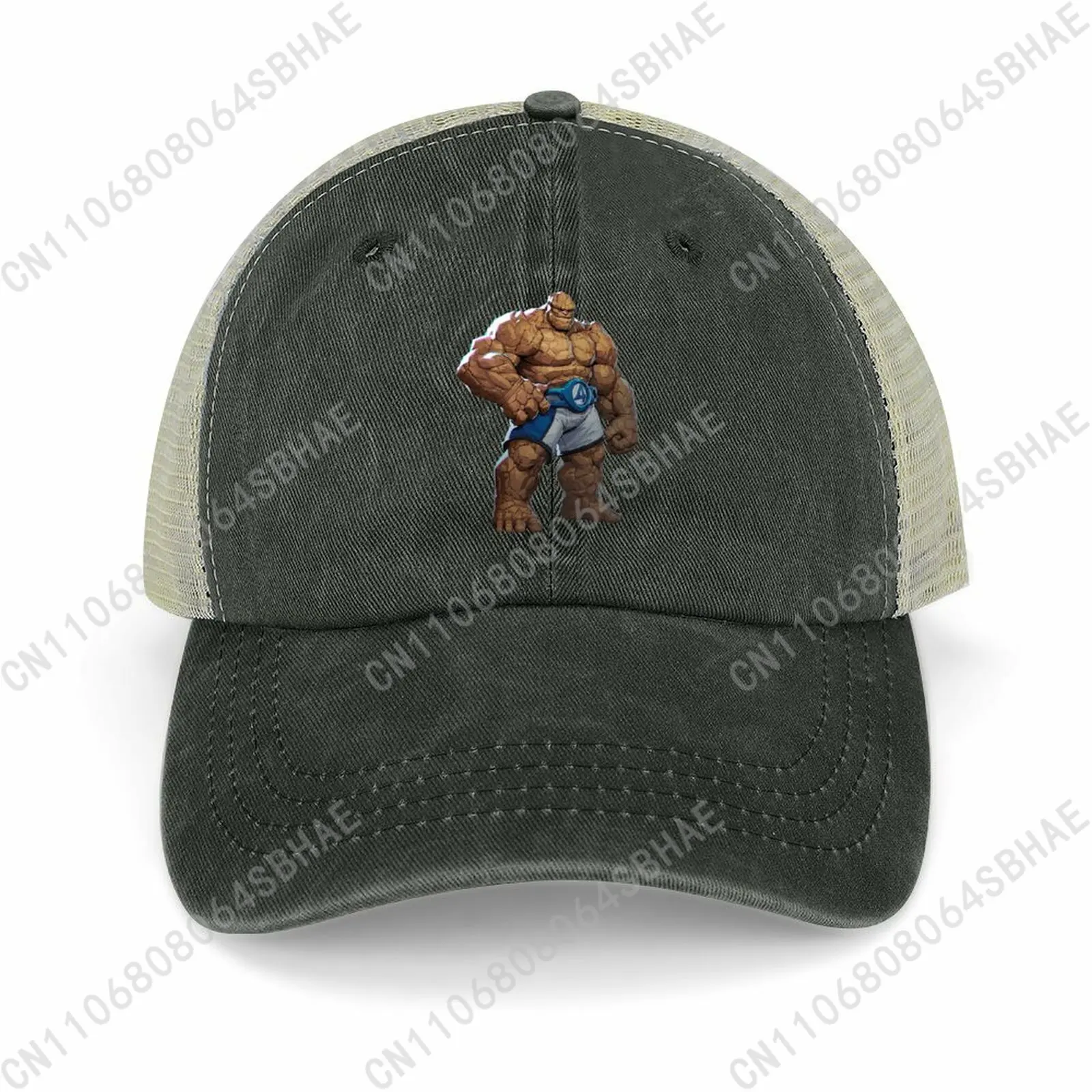 

Marvel Things Mesh Cowboy Hat Hollow Ventilated Summer Cap Men Women Outdoor Sun Hat Adjustable Strap Custom Cosplay