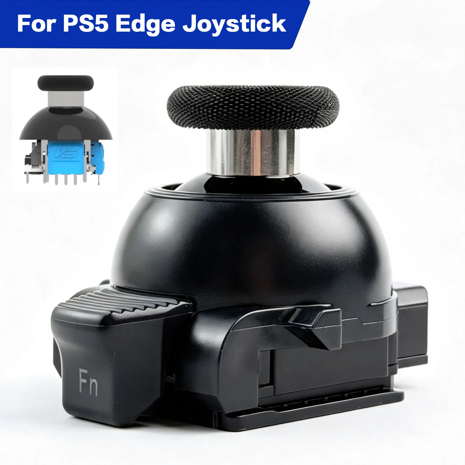 Image of Besavior Einstellbarer Dämpfungs-TMR-Joystick Plug&Play Ersatz-Daumenstick-Modul für PS5 Edge Controller Reparaturzubehör