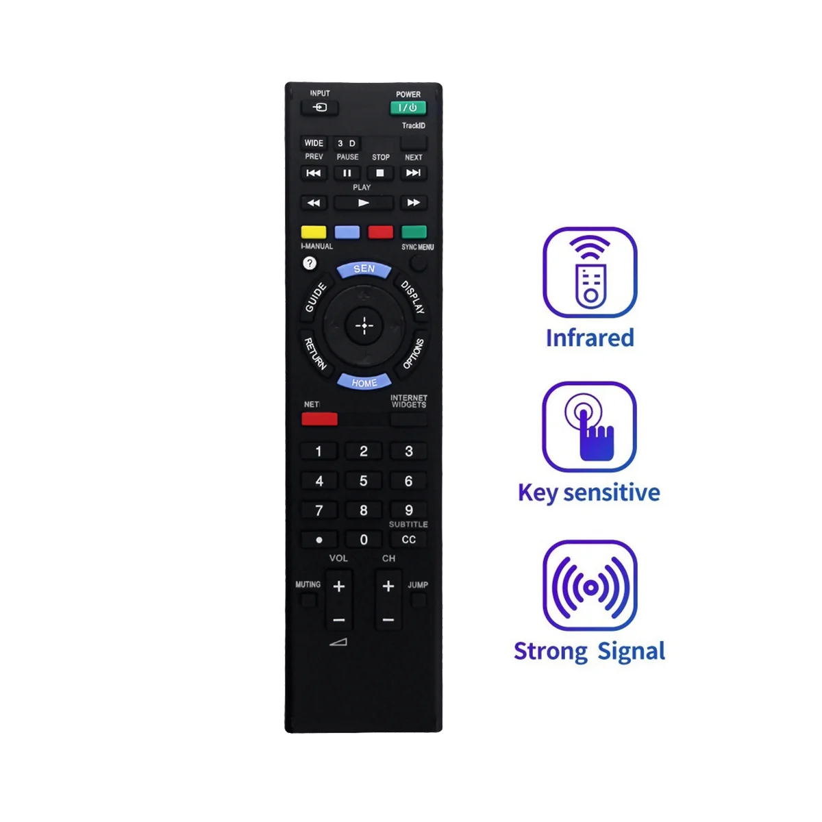 RM-YD073 Replace Remote for Sony BRAVIA TV KDL-46HX750 KDL-40HX750 KDL-32HX750 KDL-46HX751 KDL-46HX850 KDL-55HX750