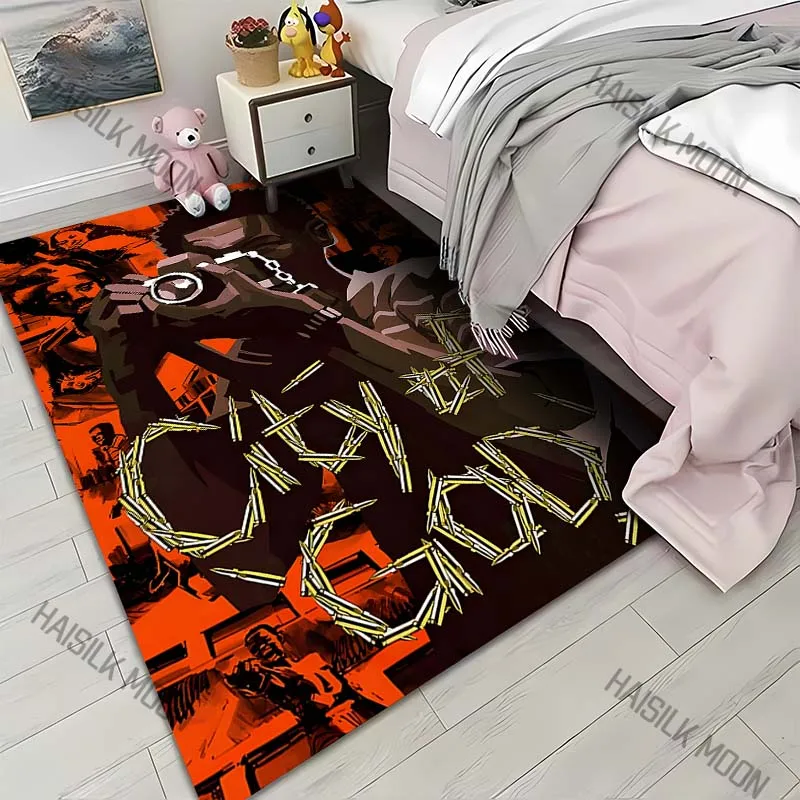 1PC Photographer with camera background story Carpet for Living Room Bedroom Sofa Home Decor Rus Non-slip Floor Mat Luxury Gift