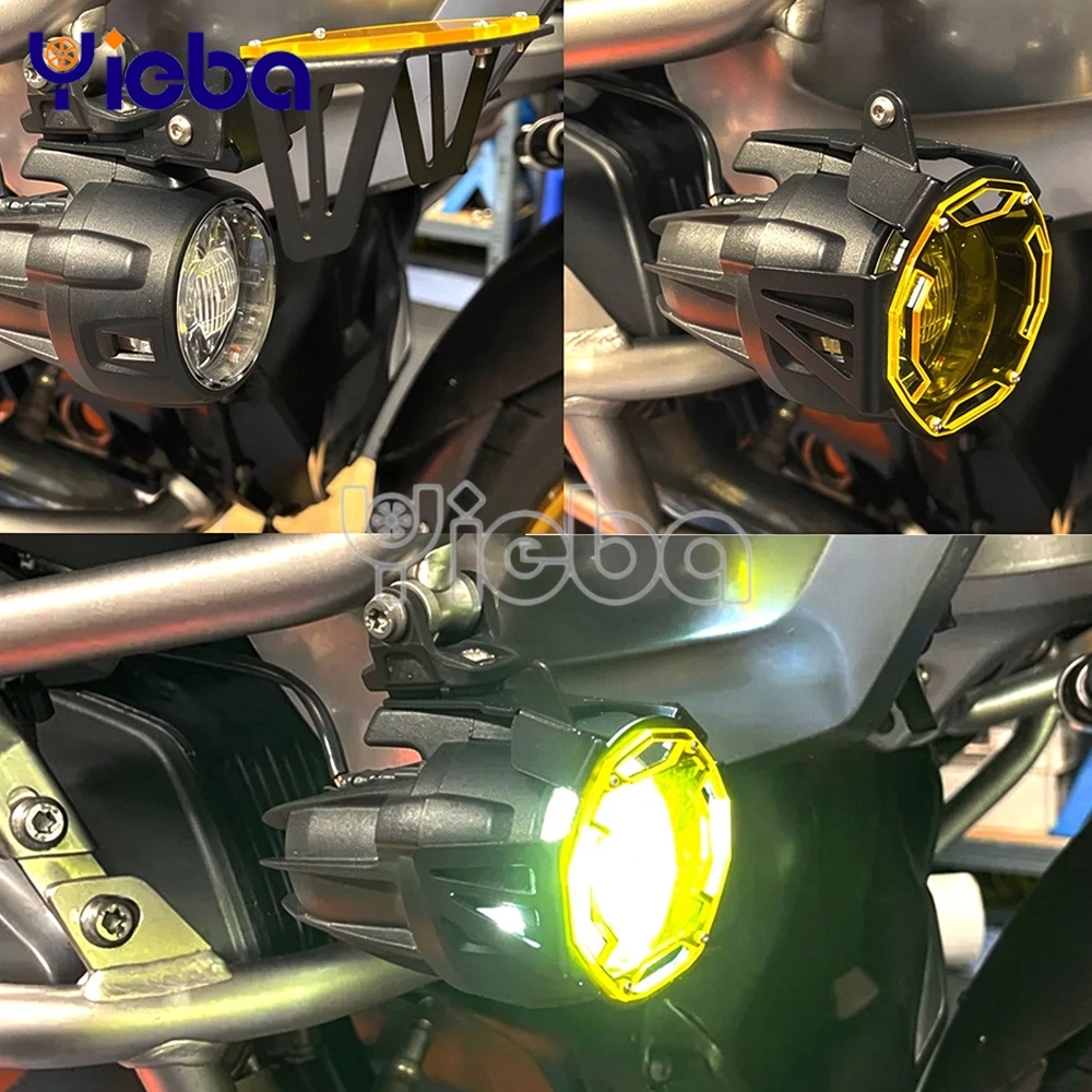 FOR BMW R 1250 GS ADV LC Motor Flipable Fog Lights Protector Fog Lamps Grille Protection Cover R1250GSADVENTURE R1250RT R1250RS
