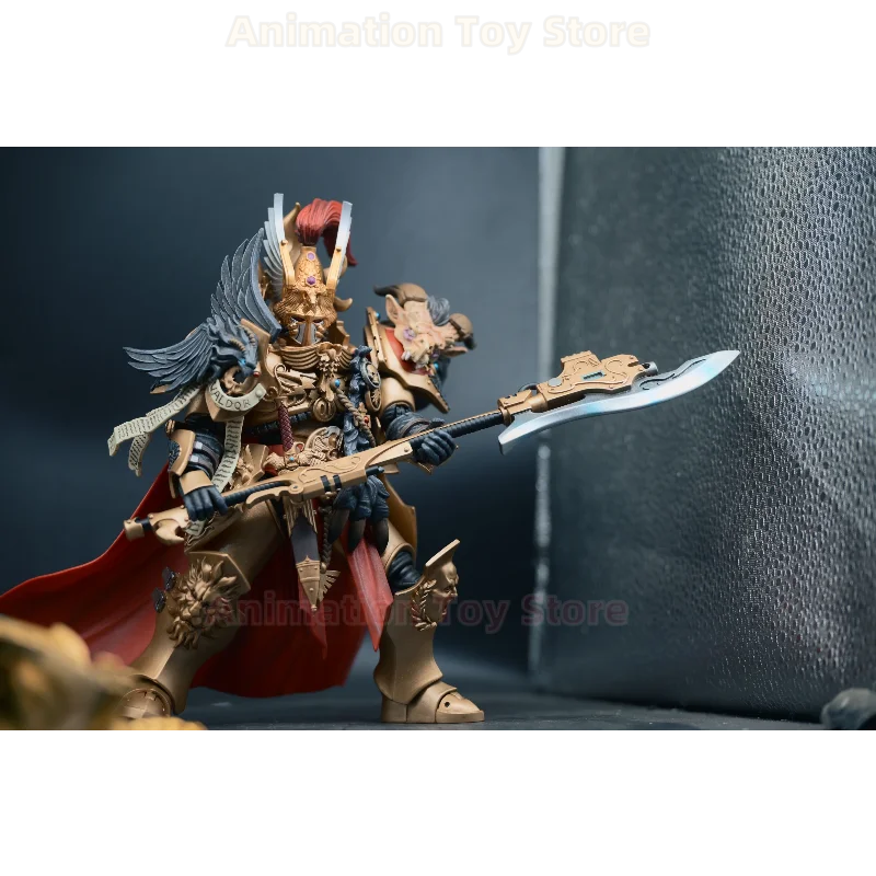 【متوفر】خوذة JOYTOY Dark Source Warhammer Horus Rebellion Imperial Army Corps Marshal Constantine Valdo المعدلة #6