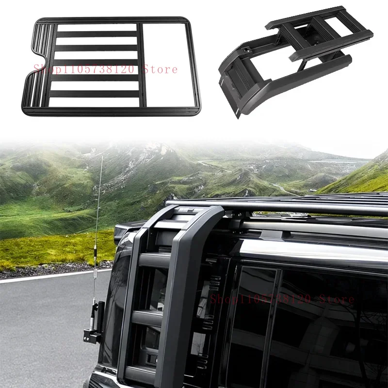 Bt Sellinor H High Peormance -Piece Set Aluminum Alloy Retractle Side Ladder Platform Roof RackHigh Quality