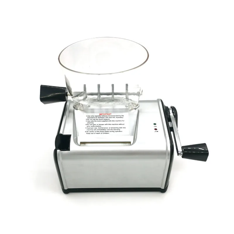 Household Fully Automatic Electric Cigarette Filling Machine Tobacco Specific American Style Silver Simple and Easy To Use