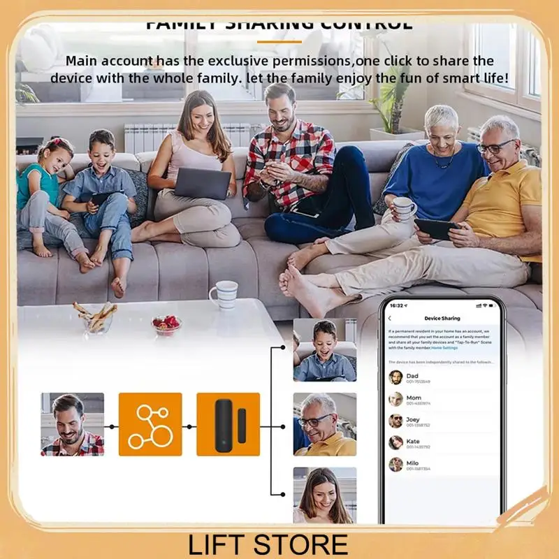 

BTLIFE-Tuya Zigbee датчик двери, окна, противоугонная сигнализация, беспроводной детектор для умного дома, приложение, удаленная работа, работа с Alexa Google Home