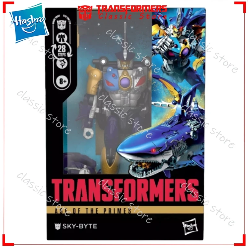 Auf Lager Classic Transformers Toys Age Of The Primes Voyage Class Sky-Byte Cybertron Autobots Actionfiguren Sammlergeschenke