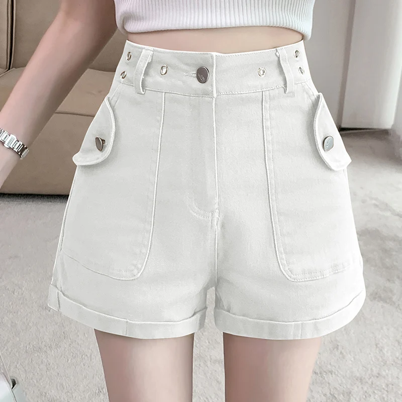 

Korean Fashion Women Solid Sexy Club Versatile Mini Shorts Summer High Waist Slim Festival Short Pant Simplicity Streetwear Chic