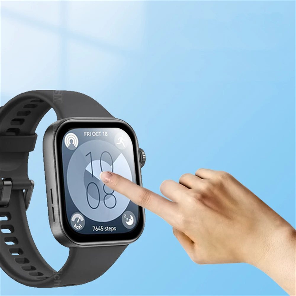 Huawei Watch Fit 4 / 4 Pro 시계용 곡선형 3D 복합 소재 필름 워터 젤 필름
