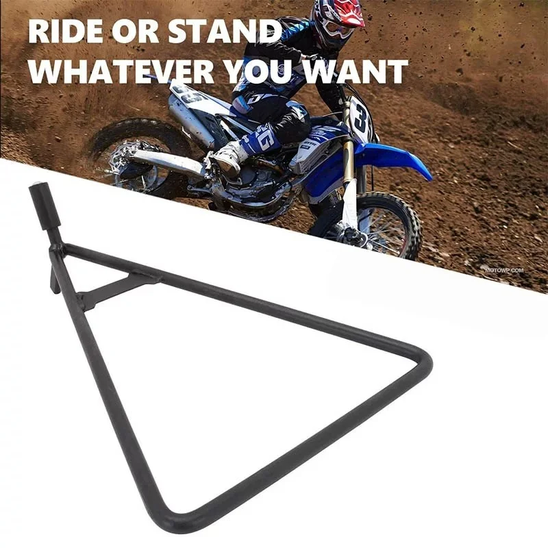 Off-road motorcycle modification parking and repair bracket triangular frame fixed side support universal