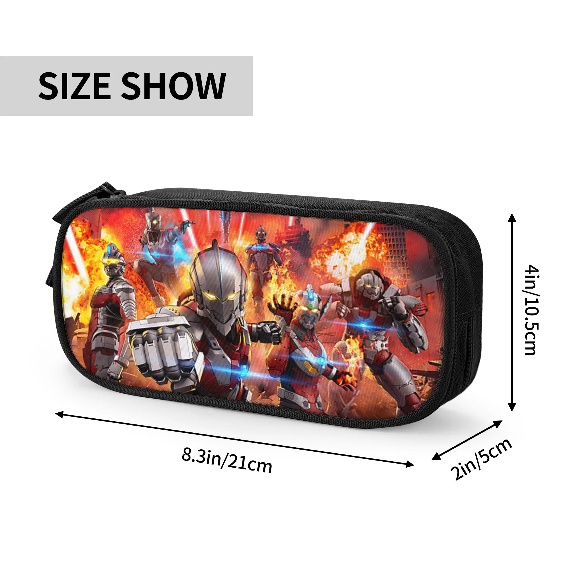 Large Capacity Bags for Child Cartoon ULTRAMAN Season 2 Poster  Handheld Study Bag for Boys Gilrs Kids
